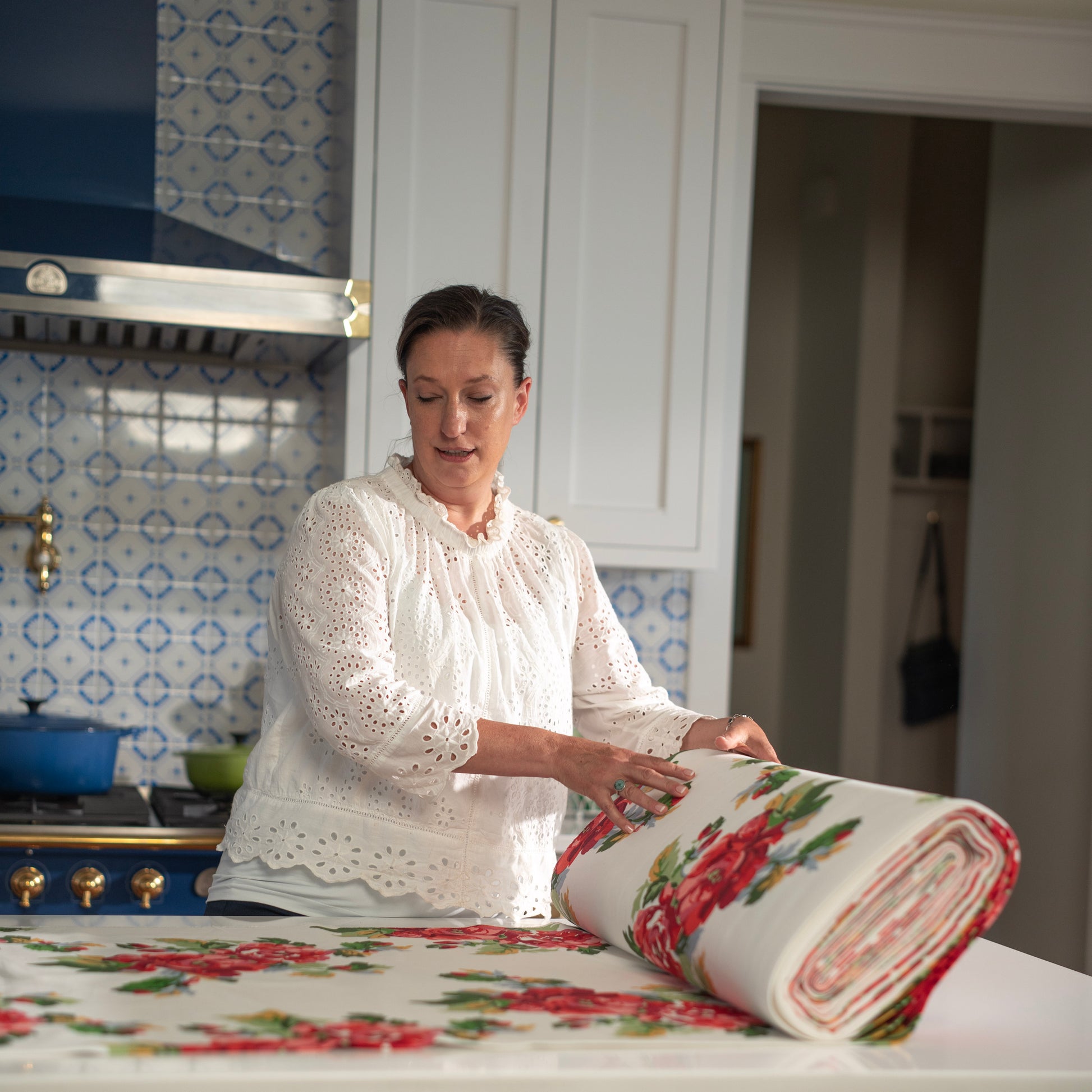 "Hedgerose" Cotton Yardage