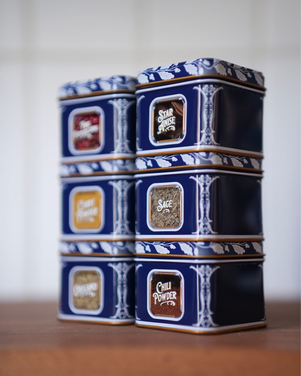 Custom Spice Tins - Set of 6