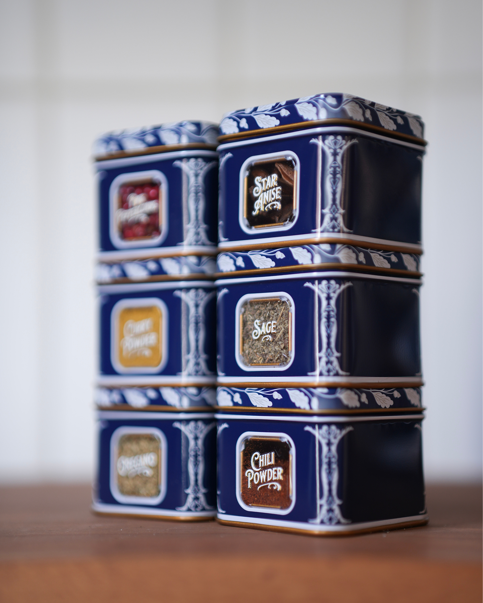 Custom Spice Tins - Set of 6