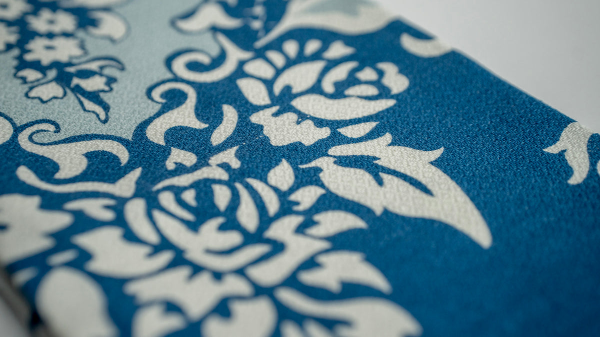 Cobalt Silver City Dishtowel