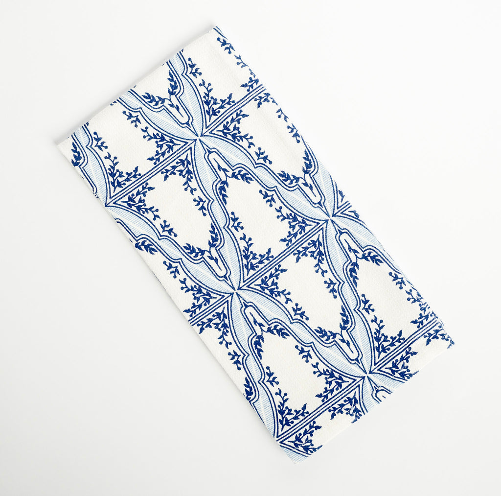 Blue Bunting Dishtowel