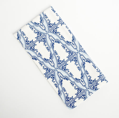 Blue Bunting Dishtowel