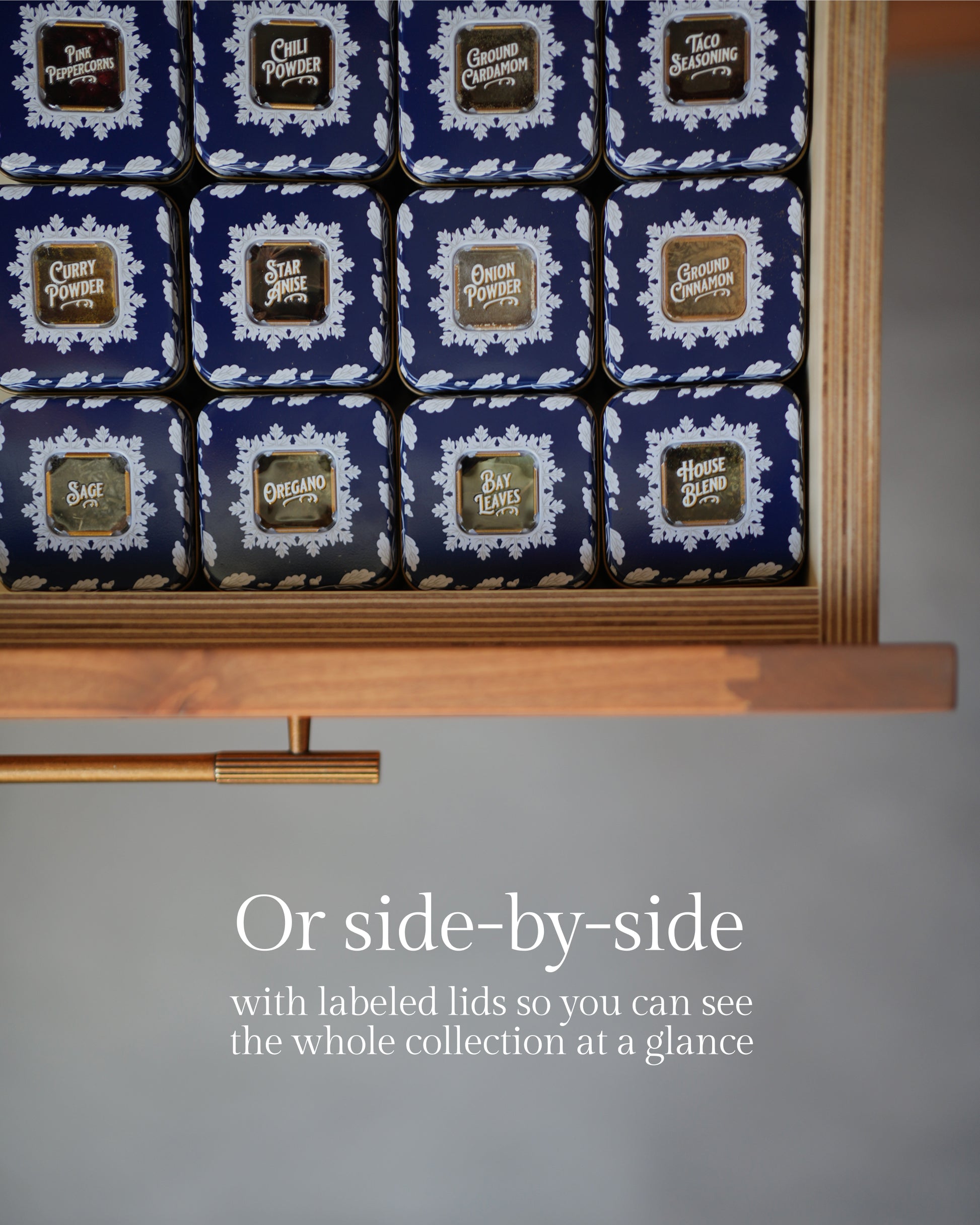 Quintessential Spice Tins - Set of 6