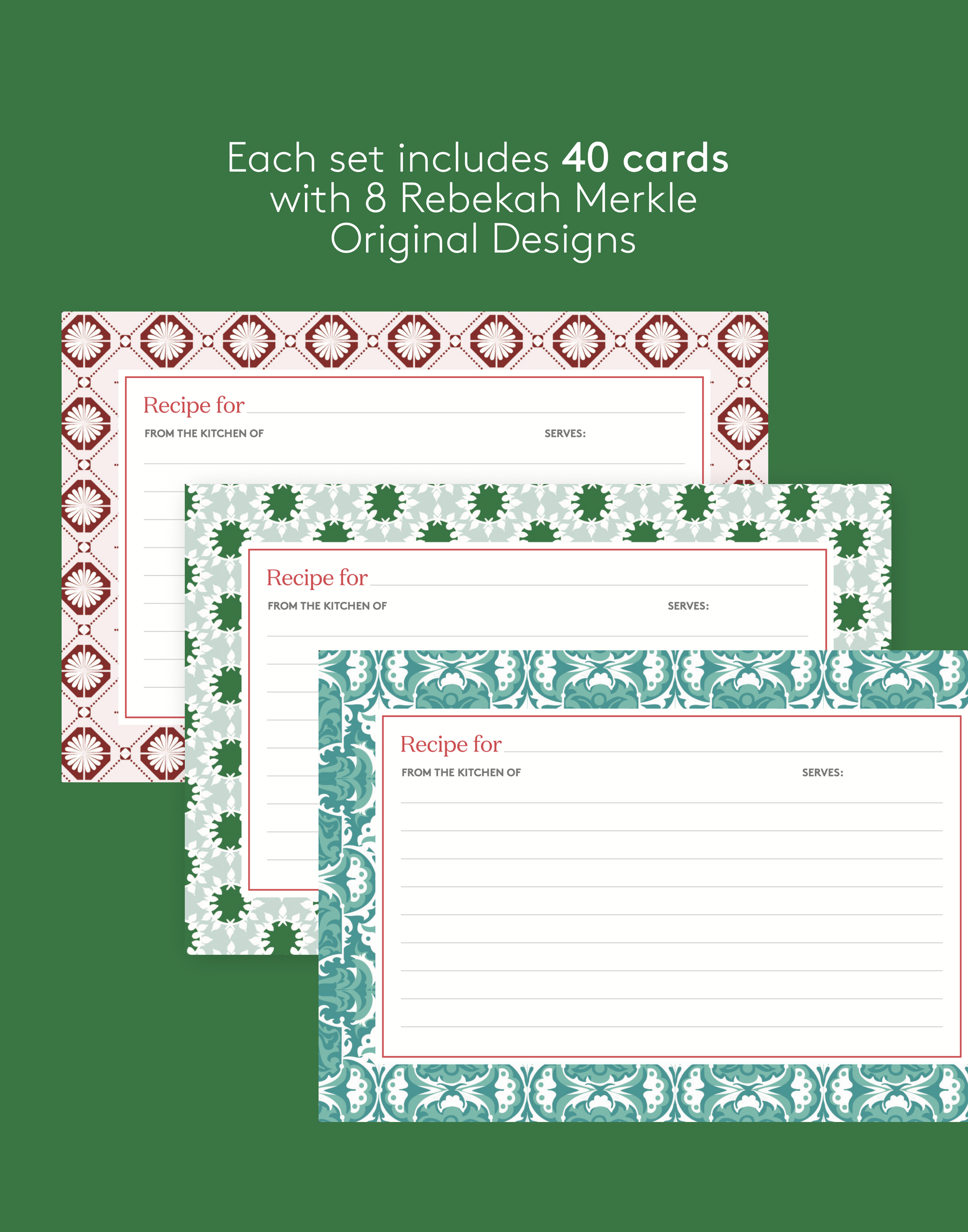 Recipe Card Set
