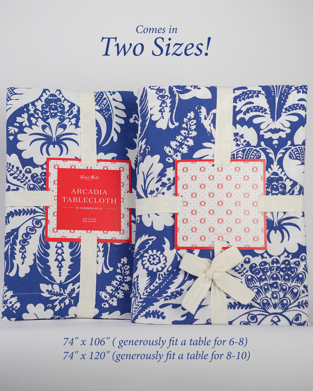 The Arcadia Tablecloth - In Summer Blue
