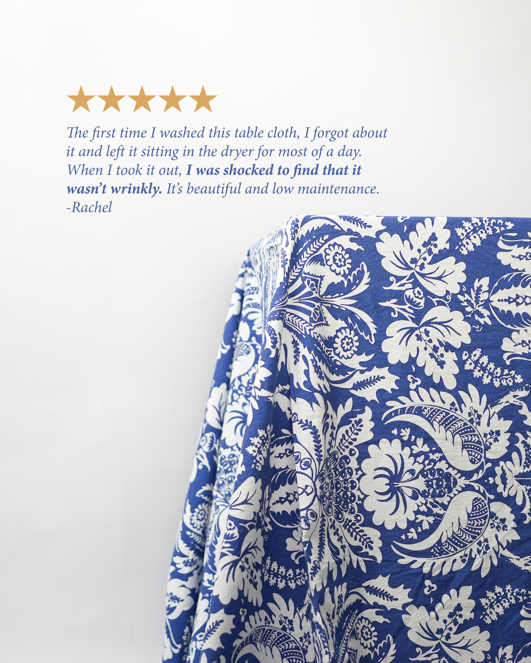 The Arcadia Tablecloth - In Summer Blue