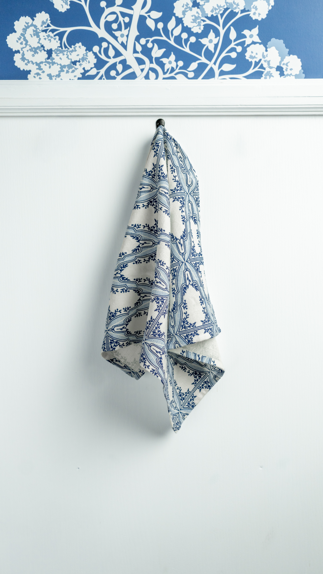Blue Bunting Dishtowel