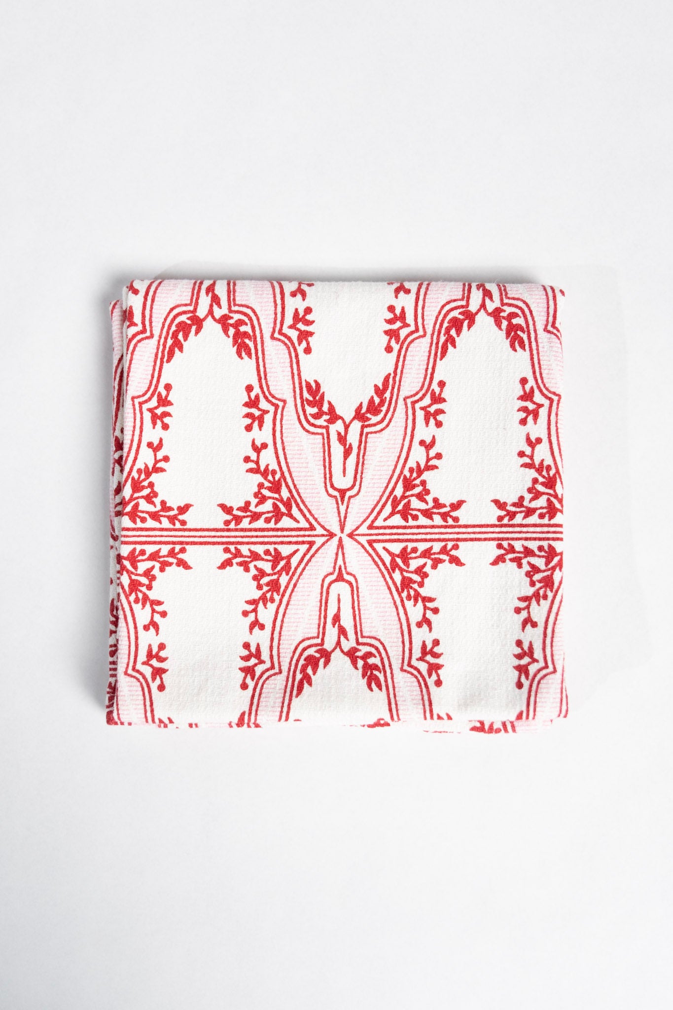 Red Birthday Bunting Dishtowel