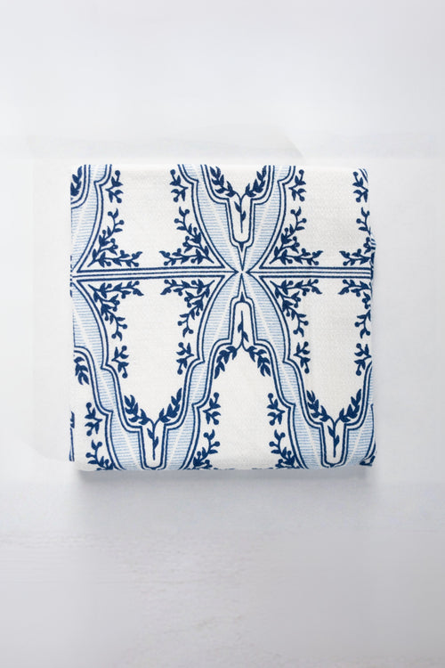 Blue Birthday Bunting Dishtowel