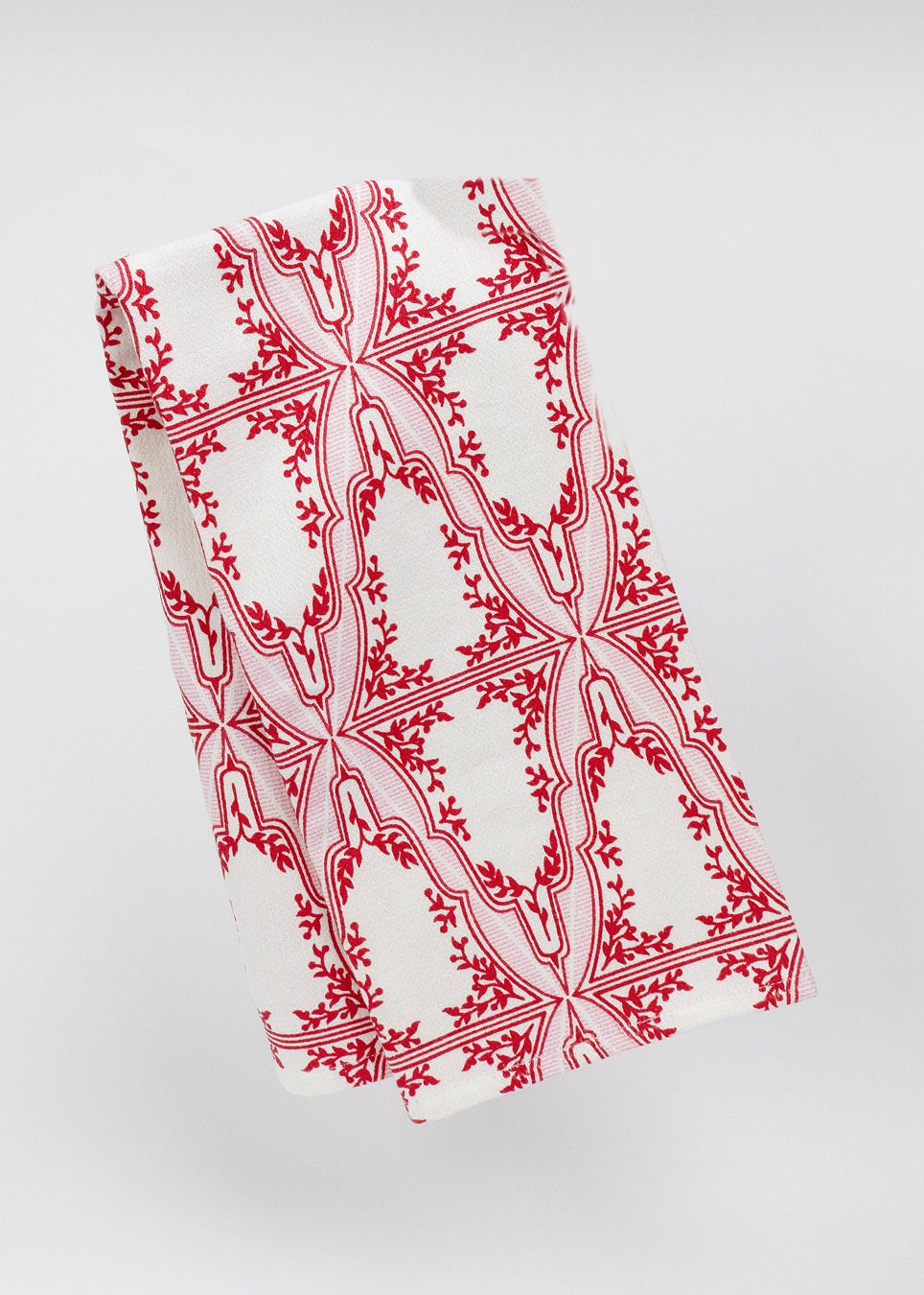 Red Bunting Dishtowel