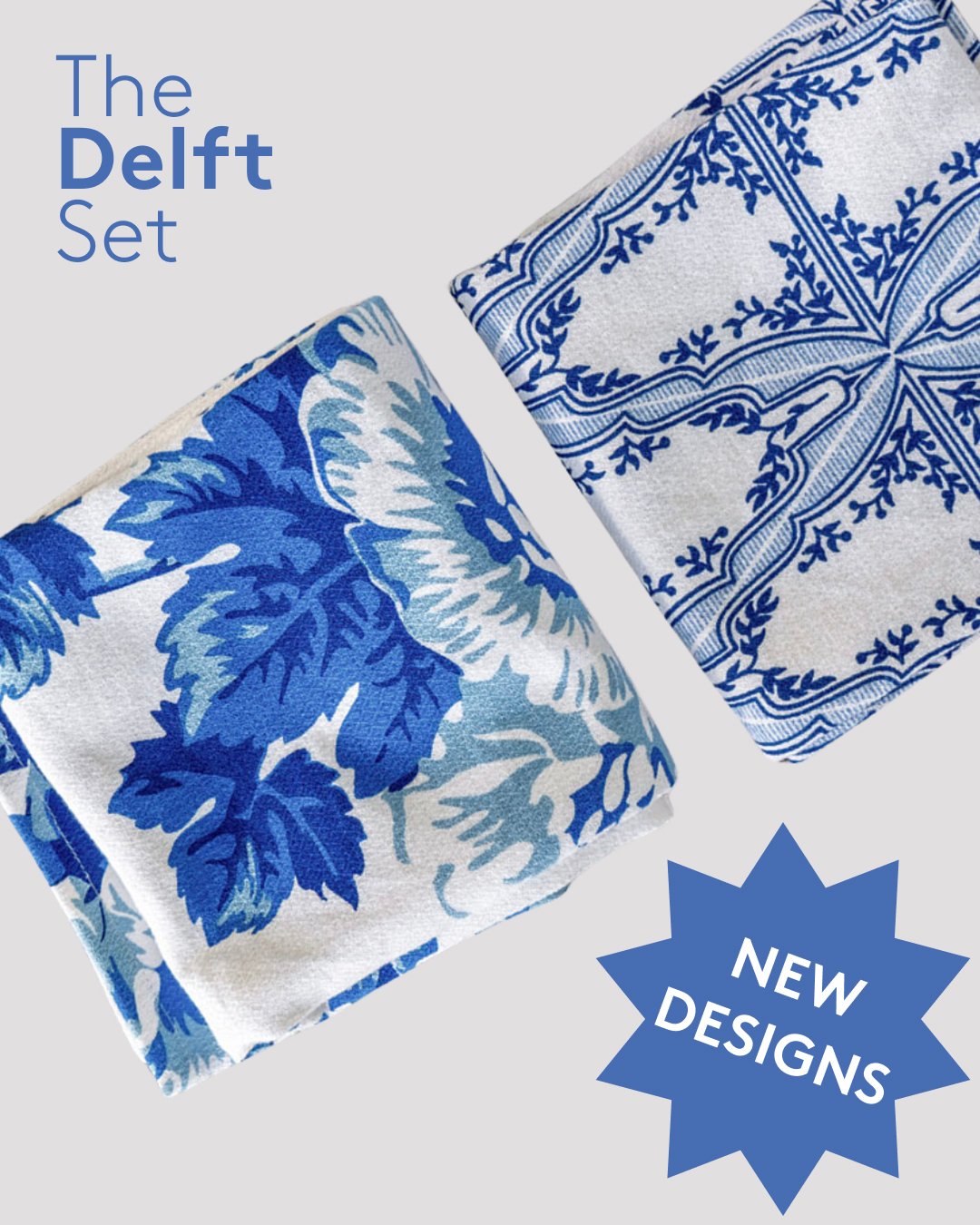 The Delft Dishtowel Set