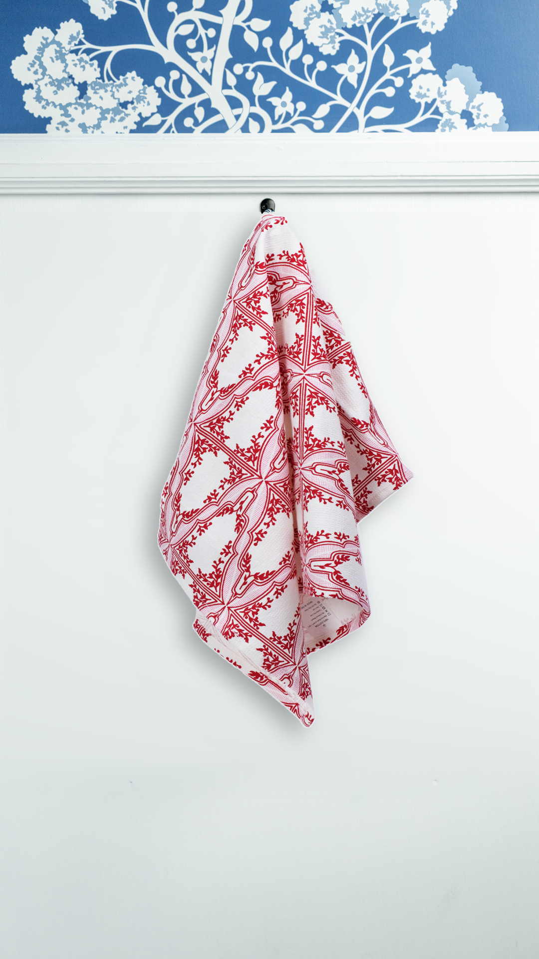 Red Bunting Dishtowel